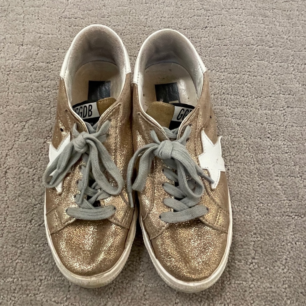 Gold Golden Goose Sneakers